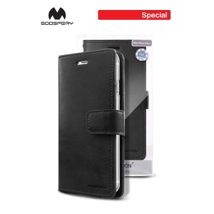 Samsung Galaxy Note 9 Goospery Mercury Blue Moon Diary - Black
