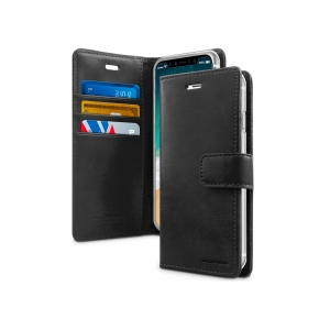 iPhone 7/8/SE 2020 Goospery Mercury Blue Moon Diary - Black