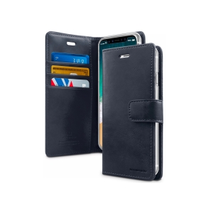 iPhone 7/8/SE 2020 Goospery Mercury Blue Moon Diary - Navy