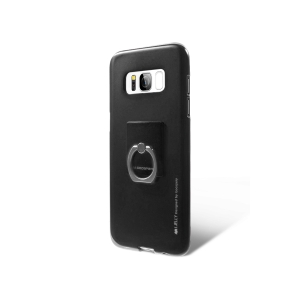 Samsung Galaxy S8 Goospery Mercury i-Jelly with Ring - Black