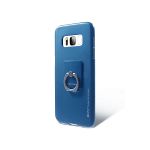Samsung Galaxy S8 Goospery Mercury i-Jelly with Ring - Blue