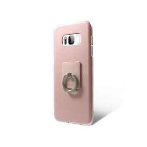 Samsung Galaxy S8 Goospery Mercury i-Jelly with Ring - Rose Gold