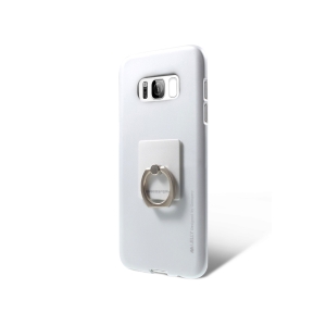 Samsung Galaxy S8 Goospery Mercury i-Jelly with Ring - Silver