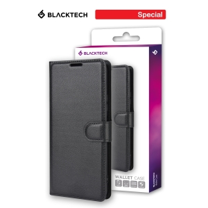 Vivo Y30 BLACKTECH Wallet Case - Black