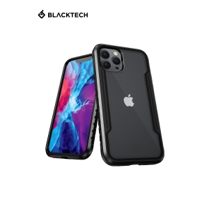 iPhone 16 BLACKTECH Defense Shield Aluminum Alloy - Black