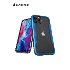 iPhone 16 BLACKTECH Defense Shield Aluminum Alloy - Blue
