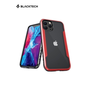 iPhone 16 BLACKTECH Defense Shield Aluminum Alloy - Red