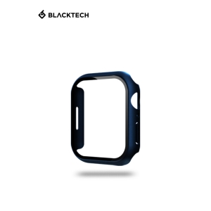 Apple Watch 7/8 41mm BLACKTECH Case With Tempered Glass - Midnight Blue