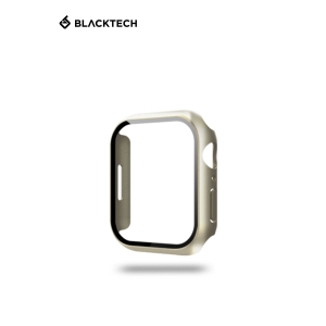Apple Watch 7/8 41mm BLACKTECH Case With Tempered Glass - Gold