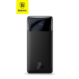 Baseus 20W 30000mAh Bipow Digital Display Power bank - Black