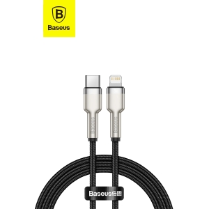 Baseus Metal Cable USB-C to Lightning PD 20W 100cm - Black