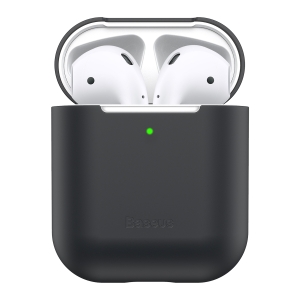 Baseus Airpods 1/2 Silicone Case - Black