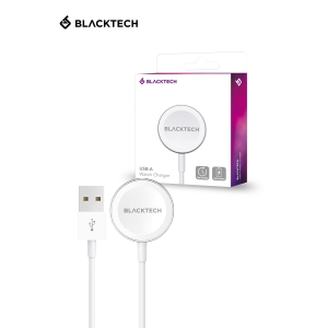 BLACKTECH Apple Watch 1/2/3/4/5/6/7/SE Charger 100cm - White