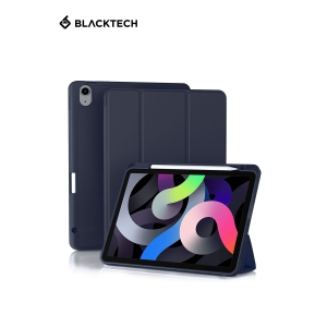 iPad Pro 11 1/2/3/4/Air 4/Air 5 BLACKTECH Smart Fold With Pencil Holder - Navy