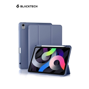 iPad Pro 11 1/2/3/4/Air 4/Air 5 BLACKTECH Smart Fold With Pencil Holder - Purple
