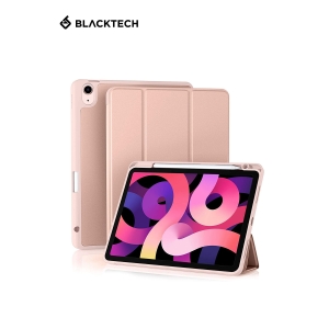 iPad Pro 11 1/2/3/4/Air 4/Air 5 BLACKTECH Smart Fold With Pencil Holder - Rose Gold