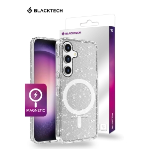 Samsung Galaxy S24 Plus BLACKTECH Stay Glitter With Magnetic - Clear