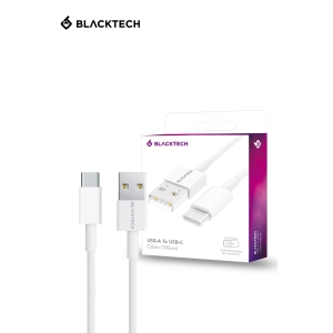 BLACKTECH USB-A To USB-C Fast Charging Cable 100cm - White