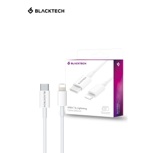 BLACKTECH USB-C To Lightning PD Fast Charging Cable 200cm - White