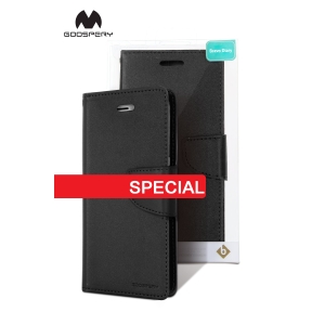Samsung Galaxy Note 10 Goospery Mercury Bravo Diary - Black