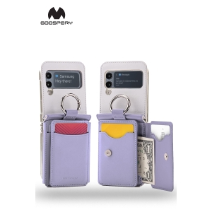 Samsung Galaxy Z Flip 4 Goospery Mercury Flex Diary - Purple