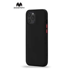 iPhone 13 Pro Max Goospery Mercury Peach Garden Bumper - Black