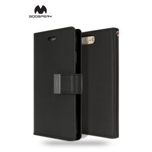 iPhone 11 Goospery Mercury Rich Diary - Black/Black