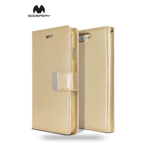 iPhone 16 Goospery Mercury Rich Diary - Gold