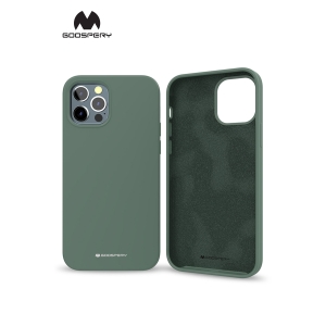 iPhone 16 Goospery Mercury Silicone Case - Green