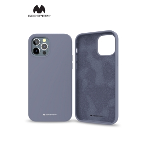 iPhone 16 Goospery Mercury Silicone Case - Lavender Grey