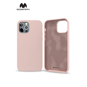 iPhone 7/8/SE/SE2/SE3 Goospery Mercury Silicone Case - Pink Sand
