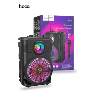 Hoco BS46 Karaoke Bluetooth Speaker With Microphone - Black