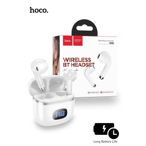 Hoco EQ1 7 Hours Music Guide True Wireless Earphones - White
