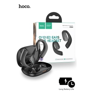 Hoco EQ4 12 Hours Graceful True Wireless Earphones - Black