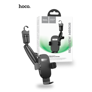 Hoco H17 Waves Rearview Mirror Car Holder - Black