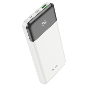 Hoco J102 PD20W QC3.0 10000mAh Ultra Thin Cool Figure Power Bank - White