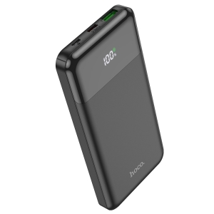 Hoco J102 PD20W QC3.0 10000mAh Ultra Thin Cool Figure Power Bank - Black