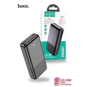 Hoco J108A 20000mAh 22.5W Ultra Thin Astute Power Bank - Black