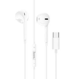Hoco M101 Crystal USB-C Handsfree - White