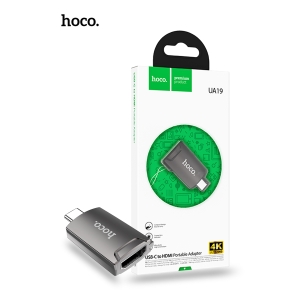 Hoco UA19 USB-C To HDMI Adapter - Black