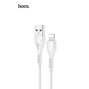 Hoco X37 USB-A to Lightning Anti-Bending Cable 100cm - White