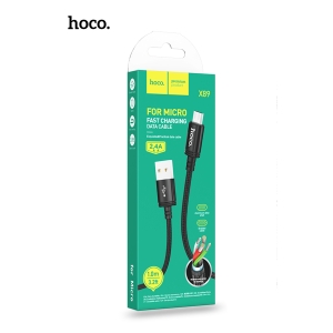 Hoco X89 USB-A to Micro-USB Braided Super Tough Cable 100cm - Black