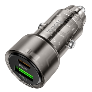 Hoco Z52 PD38W 1C1A Spacious Car Charger - Black