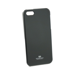 iPhone 5/5S/SE Goospery Mercury Pearl Jelly - Black