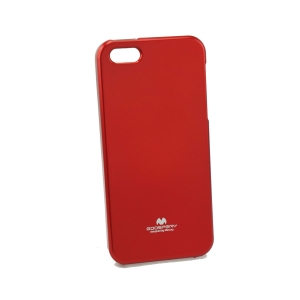 iPhone 5/5S/SE Goospery Mercury Pearl Jelly  - Red