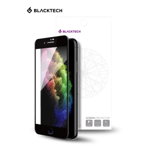 iPhone 7/8 Plus BLACKTECH 9D Full Cover Tempered Glass - Black