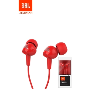 JBL C100SI IN-EAR Headphone and Microphone - Red