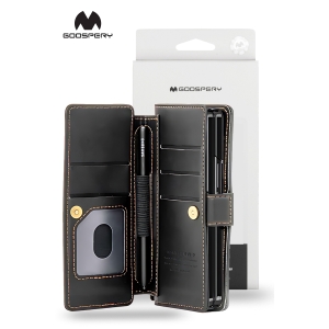 Samsung Galaxy Z Fold 5 Goospery Mercury Noble Diary - Black