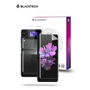Samsung Galaxy Z Flip 4 BLACKTECH Full Set Unbreakable Protector 3pcs - Clear
