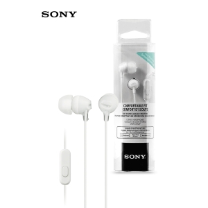 Sony 3.5mm Handsfree With Control and Mic MDR-EX15AP - White
